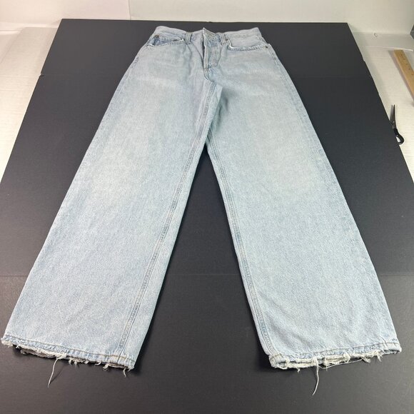 Agolde Denim - AGOLDE Jeans Women's 26x28* Low Slung Baggy High Rise Light Blue Denim Tag 22